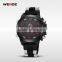 Import China Goods WEIDE Quartz Watch Stainless Steel Back Water Resistant Outdoor Stop Watch Big Dail Watch