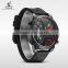 WEIDE Original Brand Men's Watches With Compass Analog Silicone Strap Quartz Watches Bezel Japan Movt Waterproof Military Sports