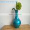 Narrow-mouth ceramic flower vase from a factory