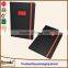 pu notebook with calculator