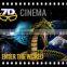 Roller coaster 7D cinema 6 seat hydraulic and electric system