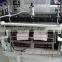 Bag making machine with double deck and two channels