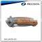 Aluminum and wooden handle outdoor pocket folding knife
