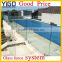 semi frameless glass pool fence,glass balustrade perth