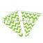 Birthday Party Docorative Banner Pink Green Chevron Pennant Flag Garland                        
                                                Quality Choice