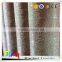Simple pattern 100% blackout flocked fabrics for curtain in bedroom living room-silk like polyester material