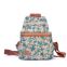 beautiful newest design canvas school backpack for teenage girls