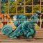 Monkey shaped green colour handmade ceramic wine bottles in stocked