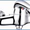 Classic lavatory single zinc handle brass body basin faucet decked chrome plating wash basin mixer