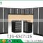 TJG-GSC7126 Metal Garage Storage Shelves Organization Systems Professional Designer With Charcoal Gray Doors