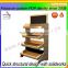 solid wood material bakery rack, bread/ Snacks / candy display Stand