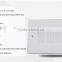 White 4 gang push button bathroom light switch
