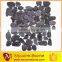 pebble tile classic pebble random sized natural stone pebble tile in black