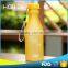 2016 Hot Sale and Good Quality Portable Blue Glass Water Bottle