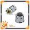 PC-38 Bathroom glass door square tubing clip/ pipe hinges ,shower glass door stainless steel pipe connector