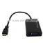 Mini HD to VGA Converter With Audio HD Notebook Display Adapter Flat
