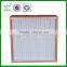 Deep-pleat HEPA filter with aluminum alloy frame