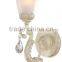 new arrival hot selling in Kazakhstan hotel style wall lamps with glass flower shape lamp shade