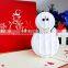 snowman 3D Pop up christmas gift cards