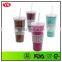 Customize/OEM 20 oz Double Wall Starbucks Plastic Tumbler With Straw