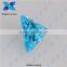 triangle cubic zircon rough aquamarine stone for wedding
