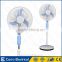 Carro Electrical 16inch 12v 35w rechargeable pedestal fan with charger