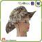 OEM fashion folding camo cotton custom wide brim bucket hat with string