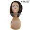 10inch 142g brown silk straight 100%high tempreture fibre up to 360F attractive style silky straight hair wig