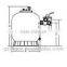 swimming pool water filter system / sand filter