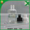 trade assurance clear 30ml rectangular glass bottle with glass pipette