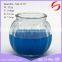 Sale Lowest empty pumpkin shaped glass candle jars for halloween