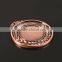 round gold embossed sport medals and trophys,custom metal blank medal
