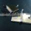 25x28mm 316L stainless steel book locket with 3 gold plated pages DIY custom laser pendant charm supplies 1820249