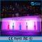 pe material rgb color LED wine cabinet,led lighted bar ice bin displays