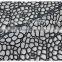 Fashion Design Allover Polyester Water Soluble Crochet Lace Fabric in Black