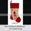 hot selling jute christmas stocking