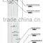 Outer-hanging wardrobe sliding door fittings