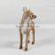 plush animal shape big size antique deer christmas decorations