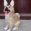 garden decorations furry dog real taxidermy