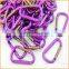 Fashion High Quality outdoor small round aluminum carabiner