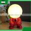 plastic cartoon usb charging charge led reading desk table night latern lamp light