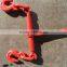 High strength forged Rigging hardware ratchet type load binder with hook