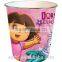 PP material Home use colorful plastic trash can