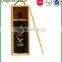 factory price eco friendly single bottle wooden wine box,wooden wine box for one bottle