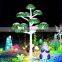 Home garden decorative 250cm Height outdoor artificial white flashing LED solar lighted up trees EDS06 1424