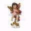 Custom religious angel decor with musical instrument