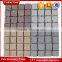 Cube Pattern Grey Mesh Backed Cobblestone Pavers Flooring