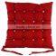 cushion 100% cotton with filling solid color with colorful dots