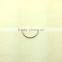 Nickel Plating Metal Hardware Ring / Wholesale Steel Rings / Metal D Ring