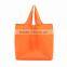 190t polyester foldable zipper shopping bag